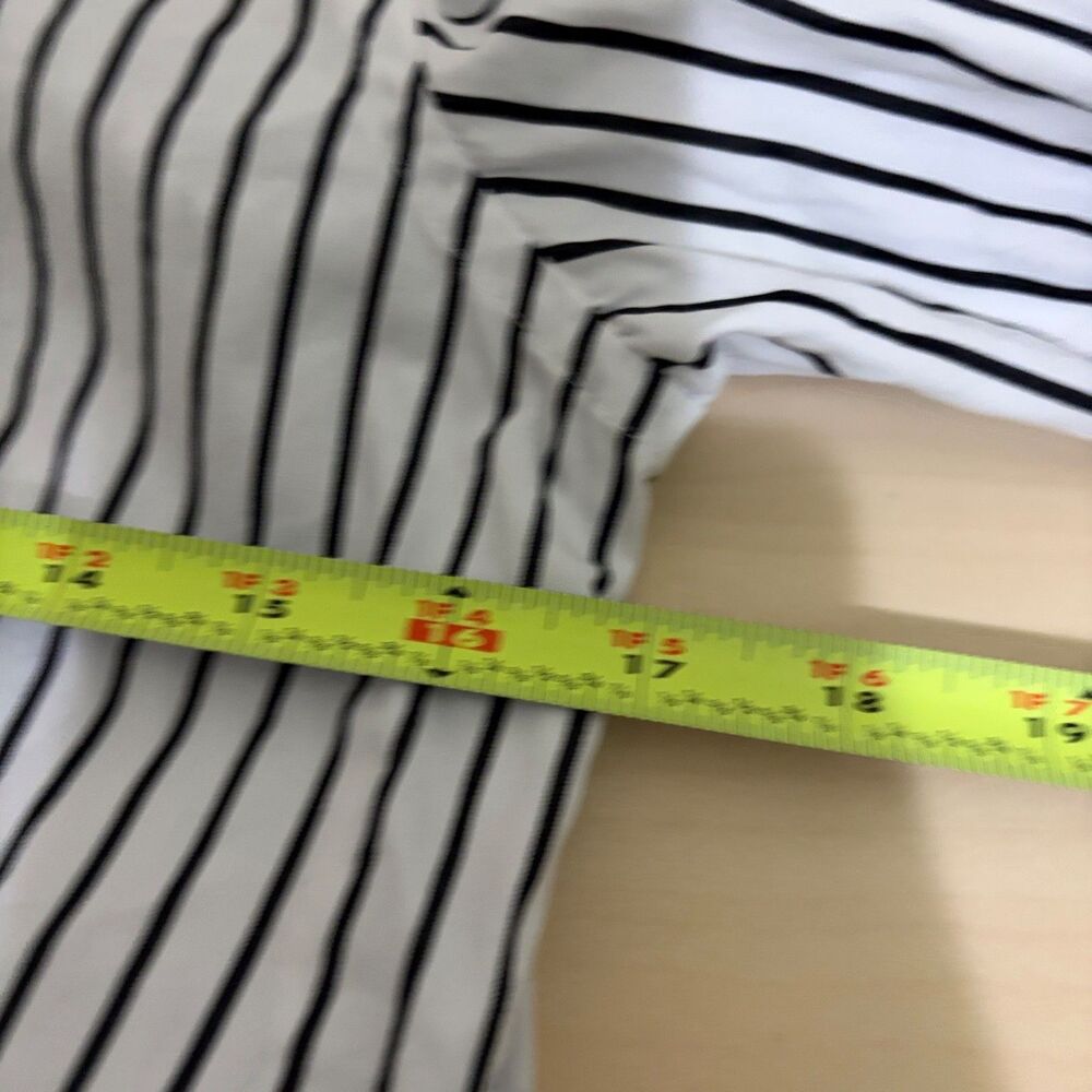 Lauren Ralph Lauren Shirt Women's Small Striped Button Long Sleeve Top - Picture 7 of 8
